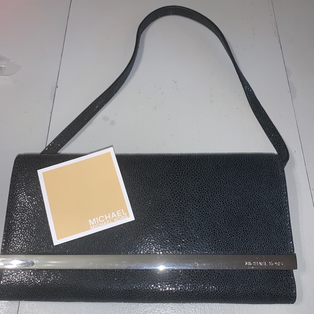 Michael Kors Tilda Black Leather Purse Never Used
